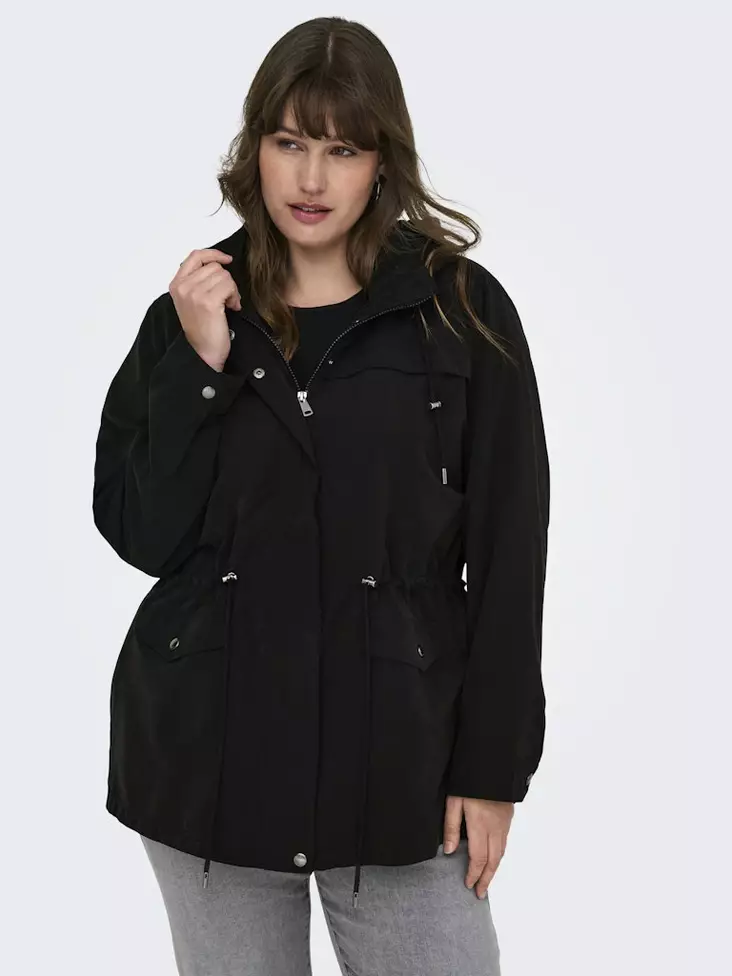 Only Carmakoma women's plus size jacket CARNEWSTARLINE black - Women's light jackets - 140319 - 1