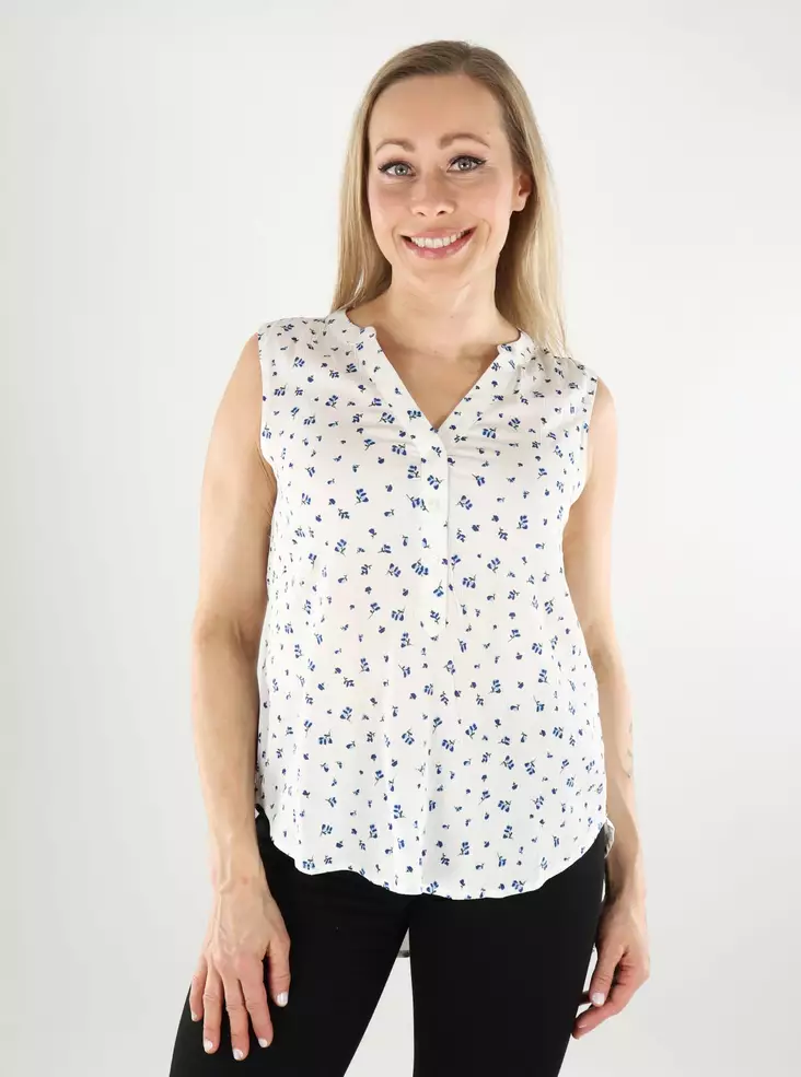 Only women's floral top cloud dancer/blue bella - Women's tank tops - 138479 - 1