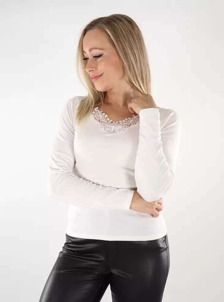 Only women's shirt New Lace cloud dancer - Women's long sleeved shirts - 136909 - 1