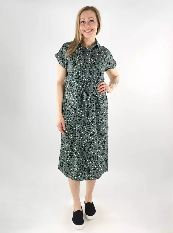 Only buttoned Dress laurel wreath/animal - Dresses and tunics - 138119 - 1