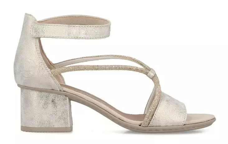 Rieker women's party sandals 64654-60 beige - Rieker women`s sandals - 140759 - 1
