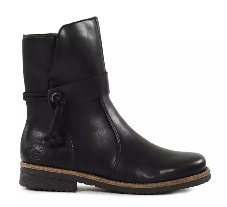 Rieker women's ankle boots 73551-00 black - Women's ankle boots - 139269 - 1