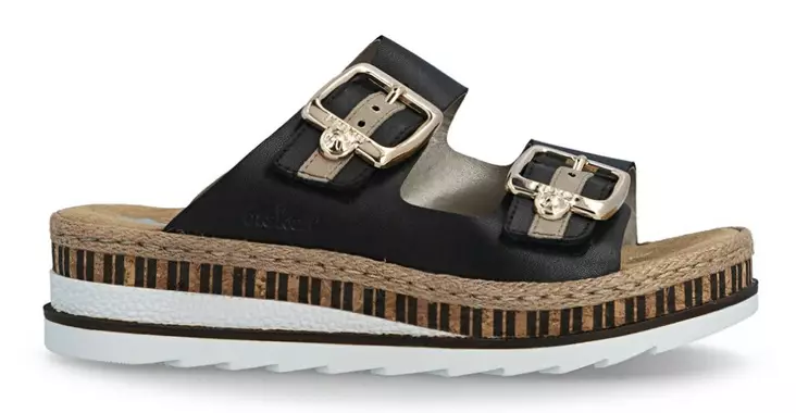 Rieker women's Mules V7955-00 black - Rieker mules - 140619 - 1