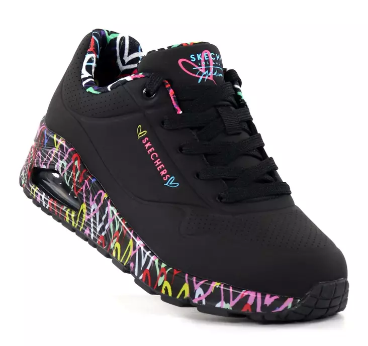 Skechers women's sneakers 155506/BBK UNO - LOVING LOVE black - Skechers women`s sneakers - 138069 - 1