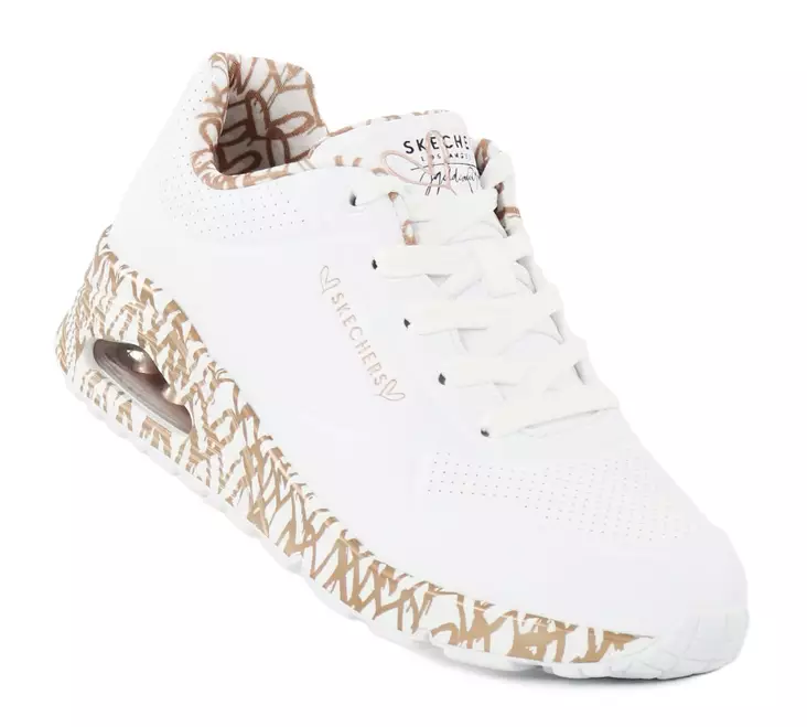 Skechers women's sneakers 155506/WTRG UNO - LOVING LOVE white/rose gold - Skechers women`s sneakers - 138099 - 1