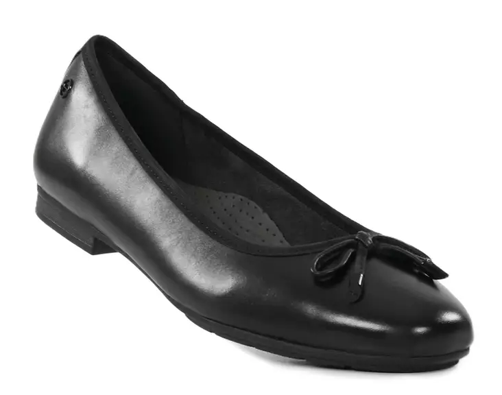 Tamaris Comfort wide-lasted ballerinas 82102-42 001 black - Ballerinas - 140189 - 1