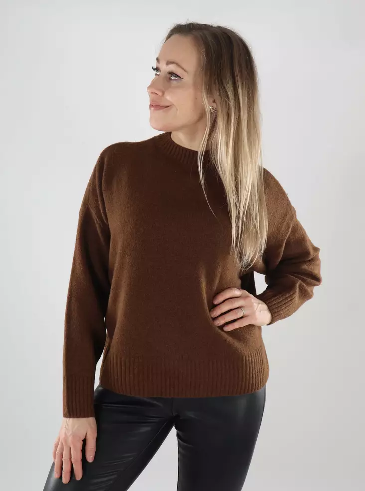 Vero Moda women's sweater VMBOOM O-Neck emperador - Women's knitwear - 139969 - 1