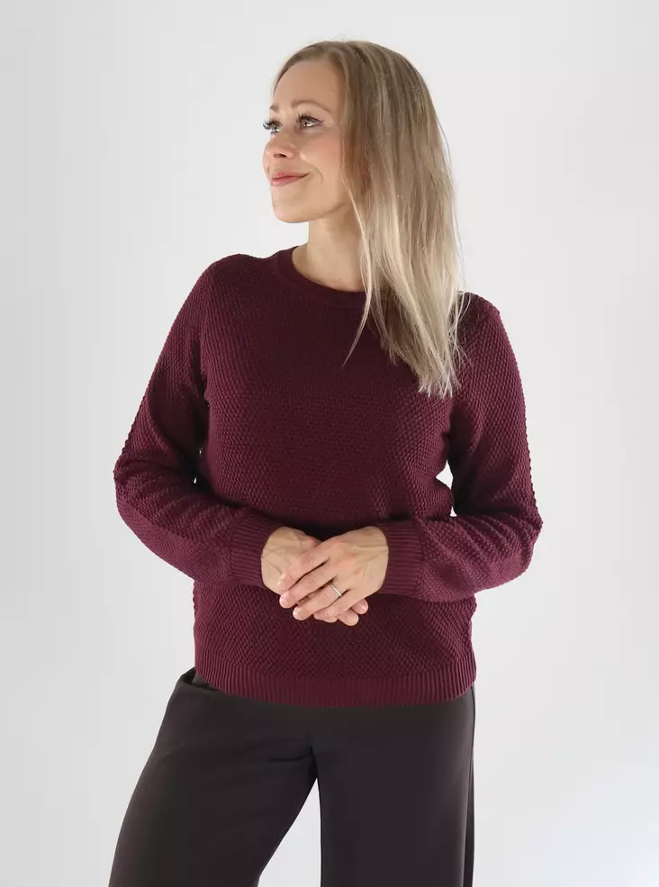 Vila sweater o-neck port royale - Women's knitwear - 141529 - 1